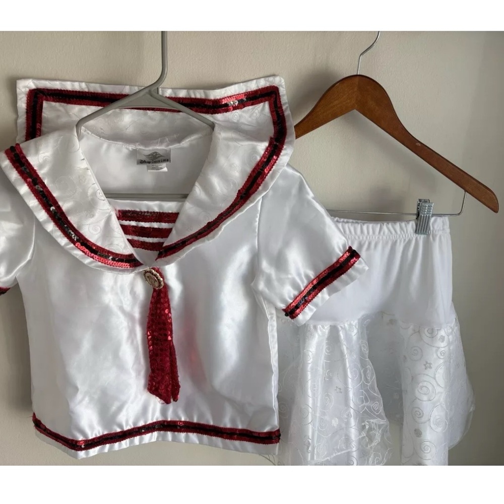 Disney Cruise Line Captain Minnie Costume Size 10/12 Bippity Boppity Boutique